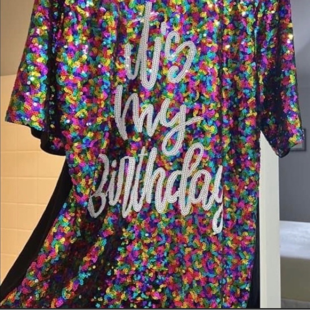 Birthday sequence dress…